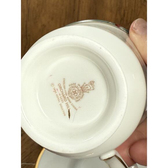 Royal Doulton Orchard Hill Teacup Cup - Pink Flower Bone China England - Picture 3 of 3